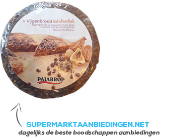 Edendi Vijgenbrood met chocolade aanbieding