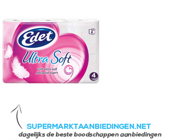 Edet Ultra soft 4-laags toiletpapier aanbieding