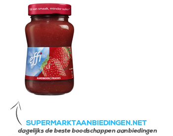 Effi Jam aardbeien aanbieding