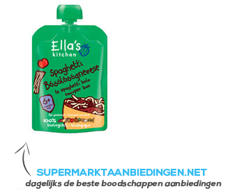 Ella's Kitchen 6 Spaghetti bolognese aanbieding