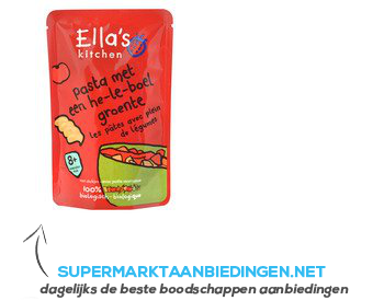 Ella’s Kitchen 8 Pasta met een he-le-boel groente aanbieding