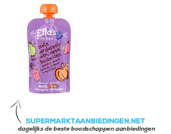 Ella’s Kitchen Appel/ banaan 4 mnd aanbieding