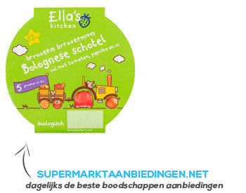 Ella's Kitchen Pasta bolognese 12 mnd aanbieding