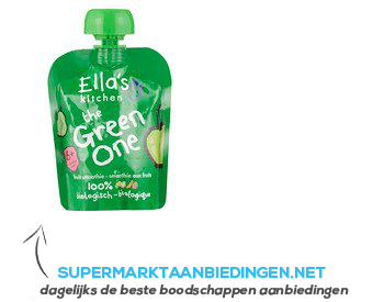 Ella's Kitchen Smoothie the green one aanbieding