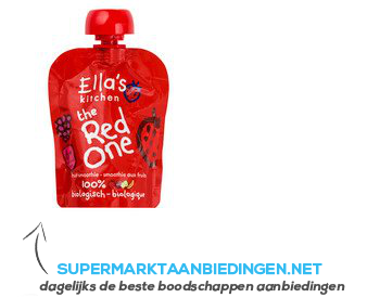 Ella’s Kitchen Smoothie the red one aanbieding