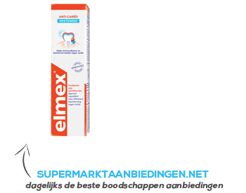 Elmex Caries protection whitening tandpasta aanbieding