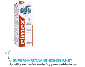 Elmex Junior mondwater aanbieding