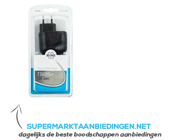 Elro Plug-in USB charger 2A/230V aanbieding