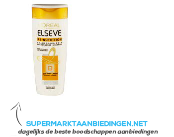 Elseve Shampoo re-nutrition aanbieding