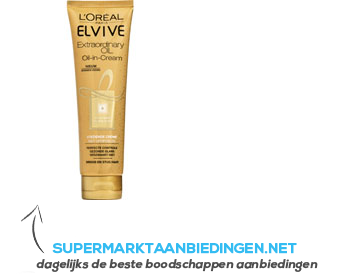 Elvive Extra ordinary oil in cream aanbieding