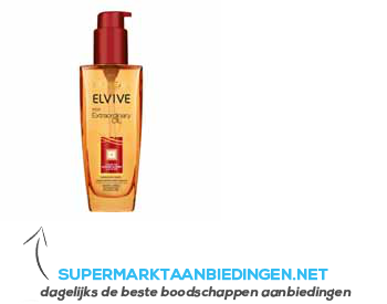 Elvive Haarolie gekleurd haar aanbieding