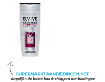 Elvive Haarverdikker shampoo for men aanbieding
