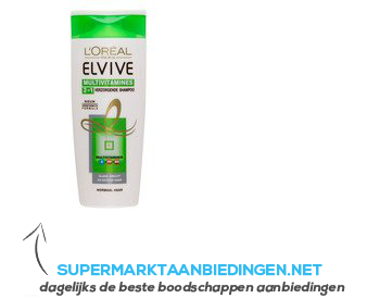 Elvive Multivitamines 2 in 1 shampoo aanbieding