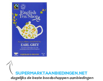 English Tea Shop Earl grey biologisch aanbieding