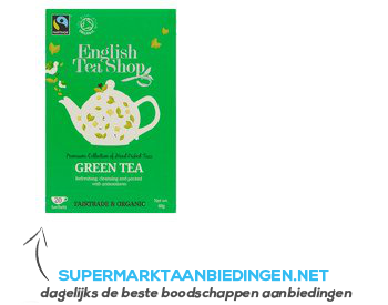 English Tea Shop Green tea biologisch aanbieding