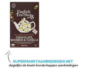 English Tea Shop Rooibos chocolade vanille biologisch