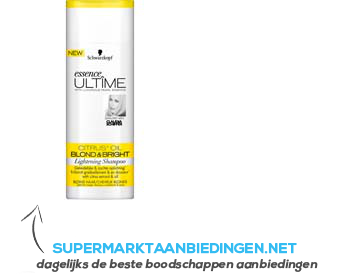 Essence Ultime Shampoo citrus oil bright & blond aanbieding