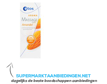 Etos Aroma massage olie amandel aanbieding