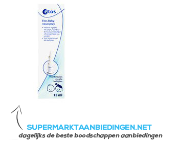 Etos Baby doseerspray (neusspray) aanbieding