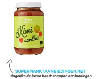 Etos Bio fruit aardbei kiwi 8 mnd aanbieding