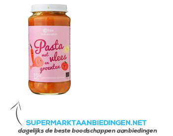 Etos Bio maaltijd pasta ham groente 12 mnd aanbieding