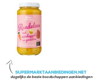 Etos Biologisch aardappel-rundvlees 12 mnd aanbieding