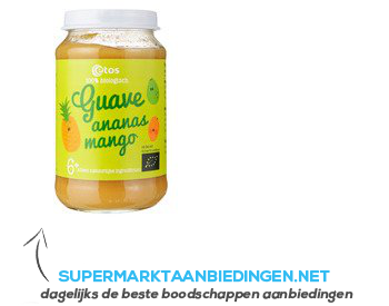 Etos Biologisch guave-ananas-mango 6 mnd aanbieding