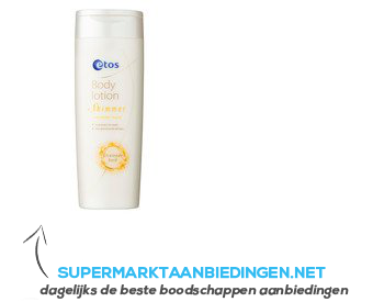 Etos Bodylotion shimmer alle huidtypen aanbieding