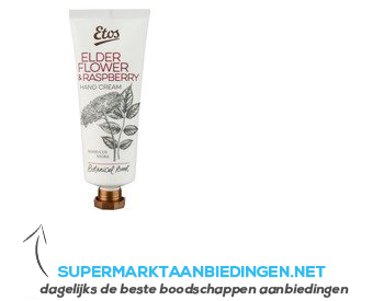 Etos Botanical Elder flower hand cream aanbieding