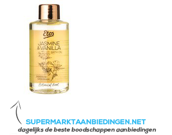 Etos Botanical Jasmine & vanilla bath oil aanbieding