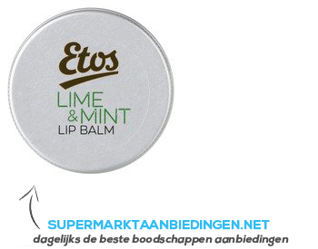 Etos Botanical Lime & mint lipbalm aanbieding