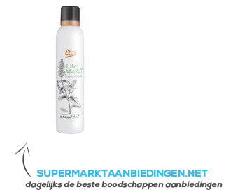 Etos Botanical Lime & mint shower foam aanbieding