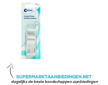 Etos Combi floss tandenstokers aanbieding