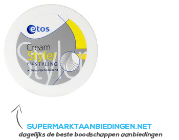 Etos Cream styler aanbieding