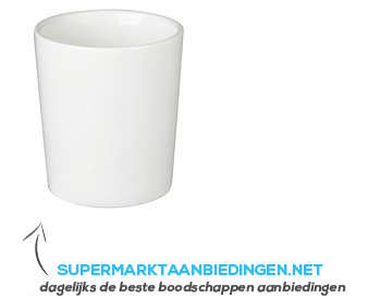 Etos Drinkbeker wit aanbieding