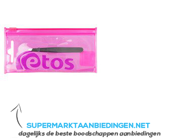 Etos Epileerpincet schuin metaal aanbieding