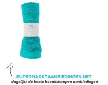 Etos Gastendoekje blauw aanbieding