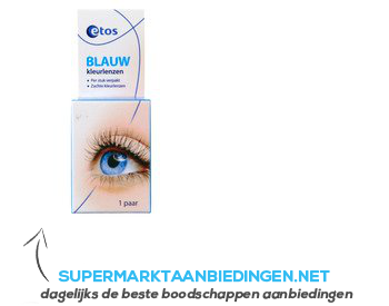 verlies boezem voorzien Etos Gekleurde maandlenzen blauw | Supermarkt Aanbiedingen