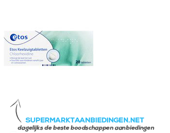 Etos Keelzuigtabletten aanbieding