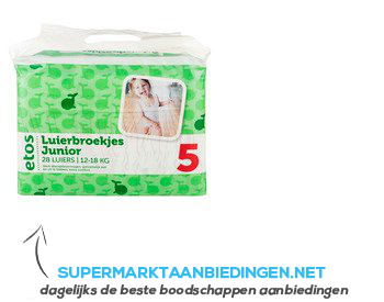 Etos Kids stoere luierbroekjes 5 (12-18 kg) aanbieding