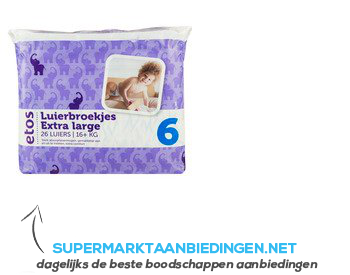 Etos Kids stoere luierbroekjes 6 (16 kg) aanbieding