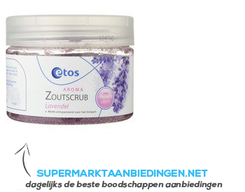 Etos Lavendel zoutscrub aanbieding