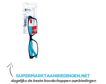 Etos Leesbril donker & licht blauw 3 aanbieding