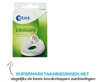 Etos Likdoorn anti-druk ring large aanbieding