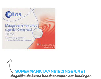 Etos Maagzuurremmer omeprazol aanbieding