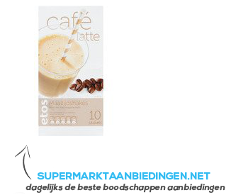 Etos Maaltijdshake cafe latte aanbieding