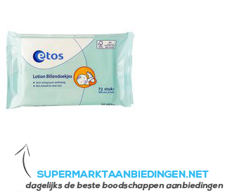 Etos Mijn baby lotiondoekjes aanbieding
