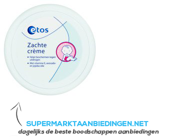 Etos Mijn baby zachte crème aanbieding