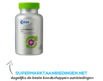 Etos Multivitamine alles-in-1 50 aanbieding