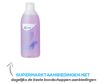 Etos Nagellakremover zonder aceton aanbieding